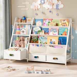 Etagère livre Montessori bibliothèque Montessori pour enfants avec des livres