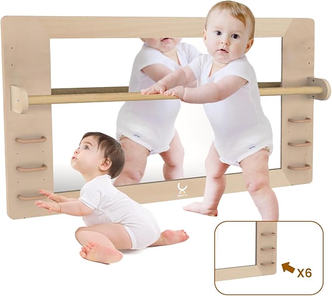 Miroir Montessori : Son Rôle dans l’Éveil et la Motricité de Bébé